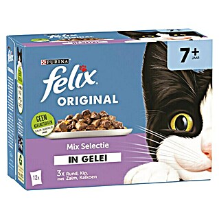 Felix Natvoer voor katten Original Mix (85 g, Volledig voer)