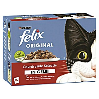 Felix Natvoer voor katten Original Countryside (85 g, Volledig voer)