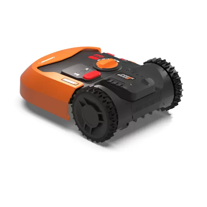 Worx PowerShare 20V Mähroboter Landroid L2000 - 2.000 m², Schnittbreite: 22 cm, Induktionsgestützte Navigation, Begrenzungskabel