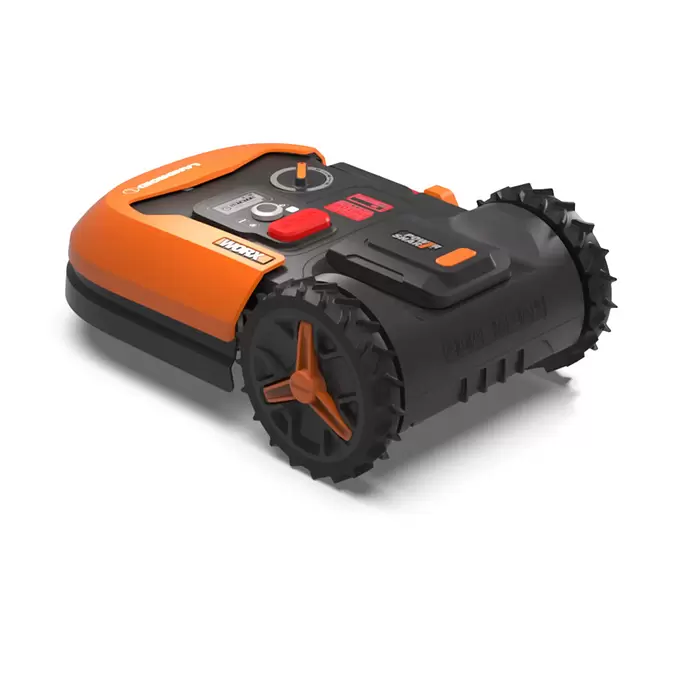 Worx PowerShare 20V Mähroboter Landroid L1000 - 1.000 m², Schnittbreite: 20 cm, Induktionsgestützte Navigation, Begrenzungskabel