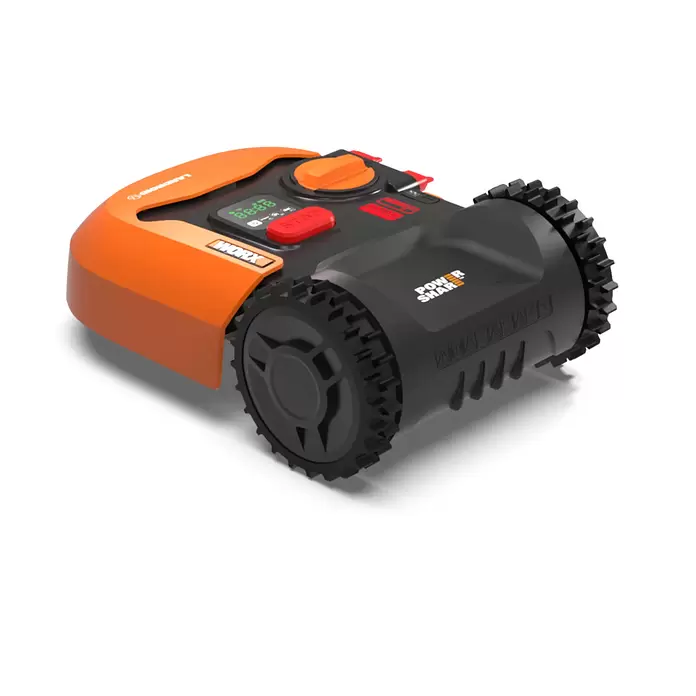 Worx PowerShare 20V Mähroboter Landroid M500 - 500 m², Schnittbreite: 18 cm, Induktionsgestützte Navigation, Begrenzungskabel