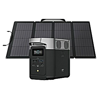 EcoFlow Powerstation Set Delta + 220W Solar Panel (1 024 Wh, 1 800 W)