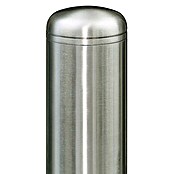 Postes de bloqueo (Altura sobre el suelo: 900 mm, Diámetro: 60 mm, Acero, cierre triangular, Tipo de montaje: Insertar, Blanco/Rojo)