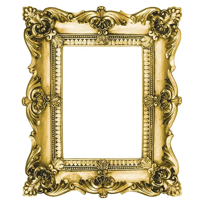 swingcolor Effektlack - Gold, Seidenmatt, 250 ml, Lösemittelbasiert - Goldener Bilderrahmen im Barockstil. Ideal um Ihren Wänden einen Hauch von Eleganz und Stil zu verleihen.