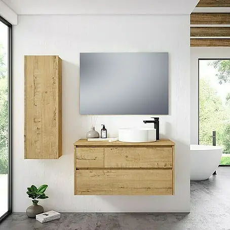 Conjunto de mueble de baño Emma y armario