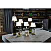 REV LED-Flaschenleuchte mit Akku Lamprusco (2 W, Warmweiß, Ø x H: 11,5 x 13,8 cm, Weiß, Akkubetrieben) | BAUHAUS