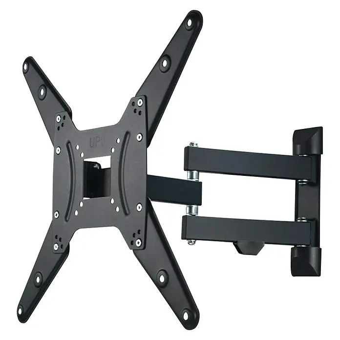 Hama TV-Wandhalterung schwenkbar - Passend für: Bildschirmdiagonale 32 - 65″, 81 - 165 cm, Belastbarkeit: 25 kg, Wandabstand: 5,6 cm - 41,6 cm - Eine schwenkbare TV-Wandhalterung in Schwarz mit einem robusten Design für eine sichere Montage.