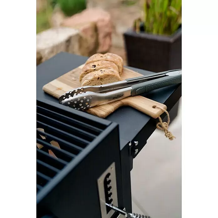 Kingstone KMS Holzkohlegrill Black Angus XXL - Grillfläche (B x T): 70 x 43,5 cm, Schwarz - Stimmungsaufnahme