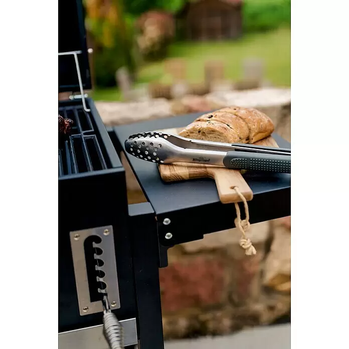 Kingstone KMS Holzkohlegrill Black Angus XXL - Grillfläche (B x T): 70 x 43,5 cm, Schwarz - Stimmungsaufnahme