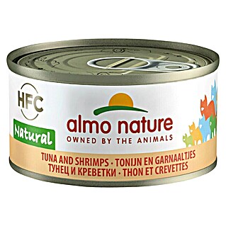 Almo Nature Kattensnack Nature Tonijn en Garnaal (70 g)
