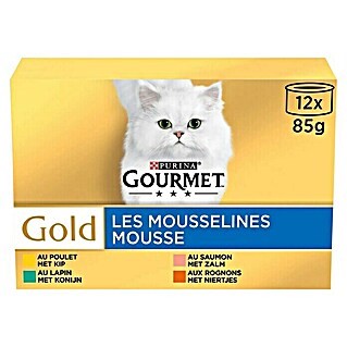 Kattensnack Gourmet Mix Mousse (85 g)