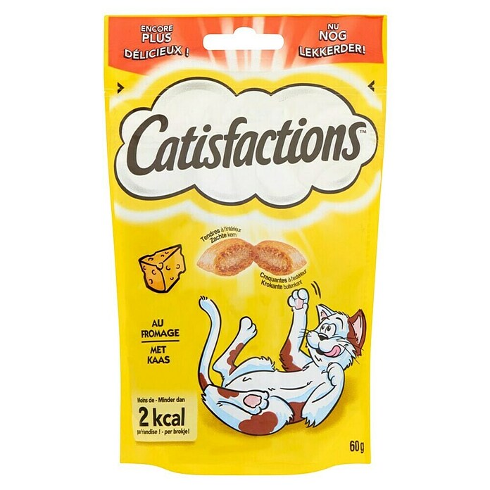 Kattensnack Catisfactions Kaas (60 g) | BAUHAUS