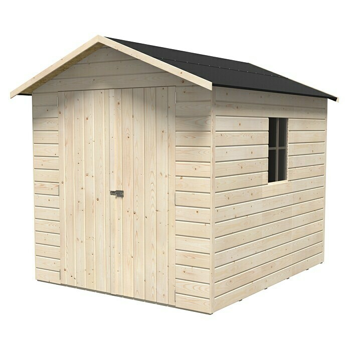 Caseta prefabricada de madera para jardín Ambeal - Monomat Materiales