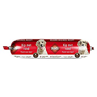 Rodi Hondensnack Worst Kip&Rund (400 g)