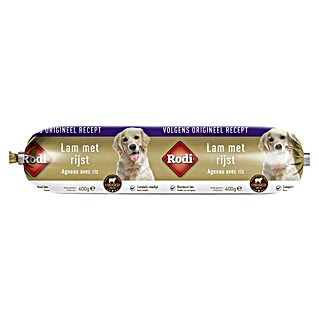 Rodi Hondensnack Worst Lam&Rijst (400 g)
