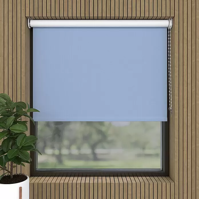 Verdunkelungsrollo - B x H: 150 x 190 cm, Babyblau - Stimmungsaufnahme