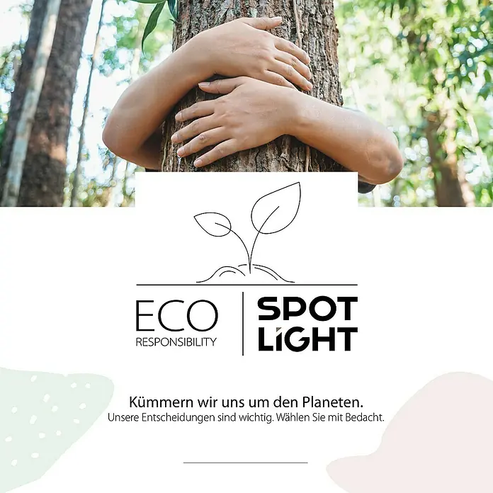 Spotlight Deko-Tischleuchte Trabo Table - 25 W, Braun, E27 - Umarmung für den Planeten: Umweltverantwortung im Fokus. Unsere Entscheidungen zählen für eine nachhaltige Zukunft.
