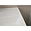 Camargue Nature Einbauwaschbecken (2 Hahnlöcher, 100 x 45 cm, Weiß) | BAUHAUS