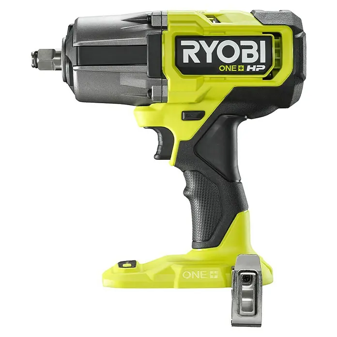 Ryobi ONE+HP Akku-Schlagschrauber RIWH18X-0 Performance - 18 V, Ohne Akku, 1.000 Nm - Abbildung eines Ryobi ONE+ HP Akku-Schlagschraubers mit einem hellgrünen Gehäuse und einem schwarzen Griff.