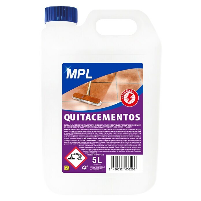 Quita cementos y limpia juntas MPL 1 litro