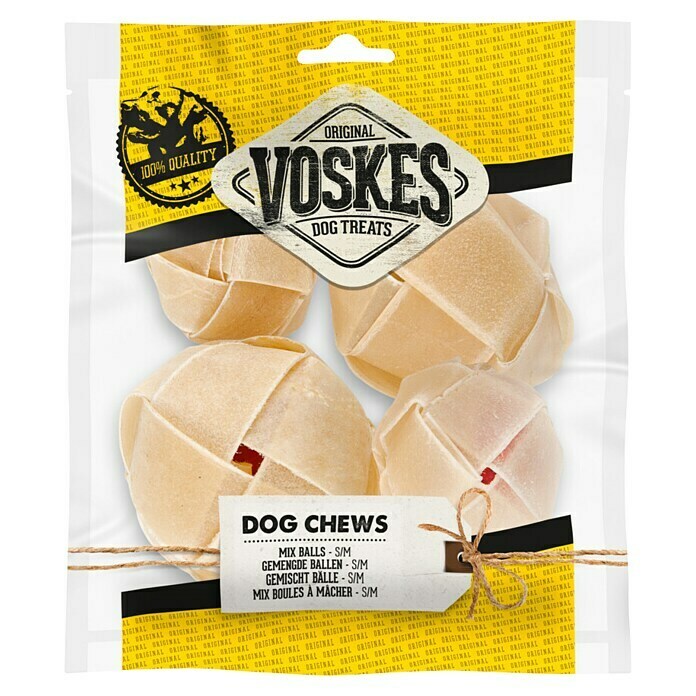 Voskes Hondensnack Gemengde Ballen S/M (4 st.) | BAUHAUS