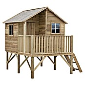 Spielhaus Jeremy (L x B x H: 175 x 226 x 250,5 cm, Holz, Natur) | BAUHAUS