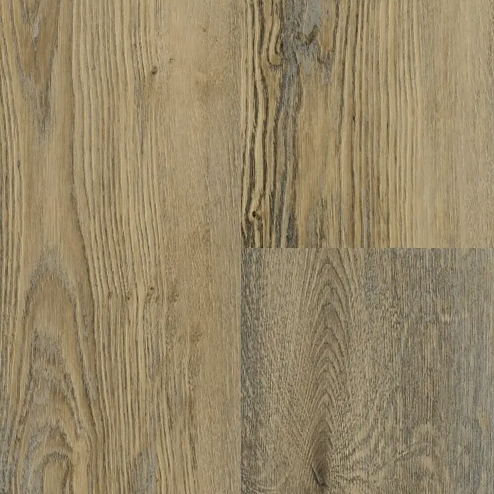 b!design Vinylbodenmuster SPC Silent Yonkers - 280 x 160 x 4,8 mm, Landhausdiele - Nahaufnahme von Vinylbodenbelag mit einer hellbraunen Holzmaserung, ideal für moderne Wohnräume.