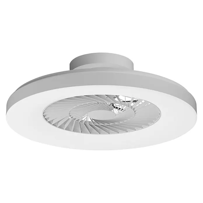 Arte confort Ventilador de techo Bianca - Blanco, 58,5 cm, 17 W, Blanco neutro - Ventilador de techo con luz LED integrada. El diseño moderno se integra perfectamente en cualquier habitación y proporciona una refrigeración agradable.