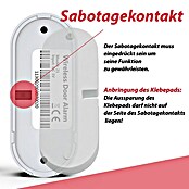 Safe2Home Fenstersensor SP310 (Passend für: Safe2Home Alarmanlage SP310, Reichweite ca.: 400 m (Freifeld))