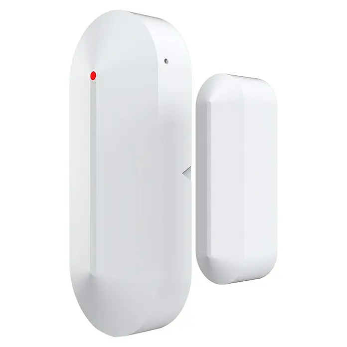 Safe2Home Fenstersensor SP310 - Passend für: Safe2Home Alarmanlage SP310, Reichweite ca.: 400 m - Weißer Tür- und Fenstersensor, bestehend aus zwei Teilen, für die Sicherheit des Hauses und zur Überwachung offener Zugänge.
