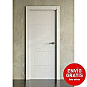PortStylo Puerta interior Caracas (72,5 x 203 cm, Apertura: Izquierda, Blanco lacado, Maciza aligerada)