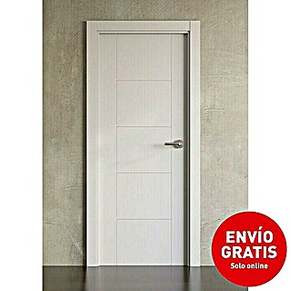 Pack puerta de interior Caracas (72,5 x 203 cm, Izquierda, Blanco)