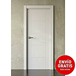Pack puerta de interior Caracas (62,5 x 203 cm, Derecha, Blanco)
