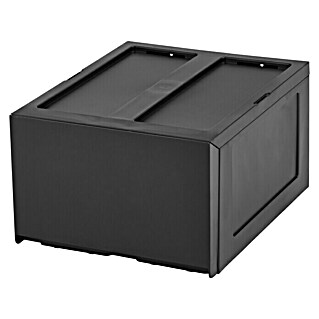 Schubladenbox Modular (L x B x H: 38 x 29 x 20,5 cm, Schwarz, Anzahl Schubladen: 1 Stk.)