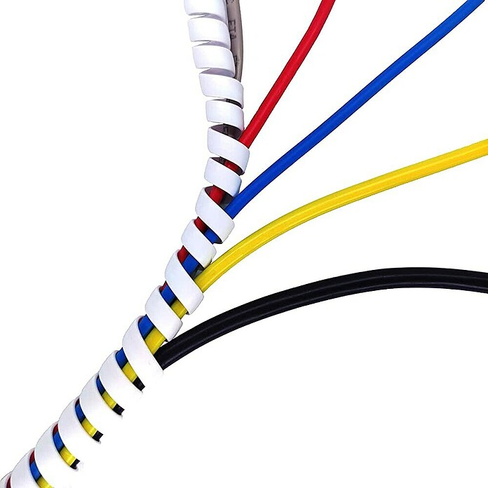 Goulotte de câbles autocollante 20 m – Blanc – Noir – Gris – Avec ruban  adhésif en mousse Prête au montage : : Bricolage