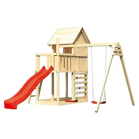 Karibu  Kinderspielturm Frieda Set 36