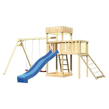 Karibu  Kinderspielturm Ritterburg Löwenherz Set 47