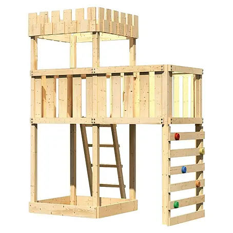 Karibu  Kinderspielturm Ritterburg Löwenherz Set 26
