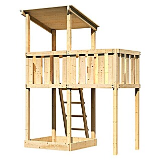 Karibu Kinderspielturm Anna Set 6 (L x B x H: 107 x 214 x 270 cm, Natur)