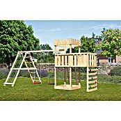 Karibu Kinderspielturm Ritterburg Löwenherz Set 46 (L x B x H: 264 x 522 x 259,5 cm, Natur) | BAUHAUS