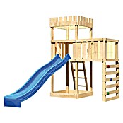 Karibu Kinderspielturm Ritterburg Löwenherz Set 41 (L x B x H: 107 x 214 x 259,5 cm, Natur/Blau) | BAUHAUS