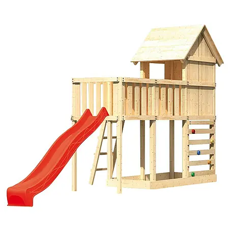 Karibu  Kinderspielturm Frieda Set 42