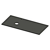 Encimera para lavabo Mineral izquierda (L x An x Al: 46 x 101 x 1,5 cm, Antracita) | BAUHAUS