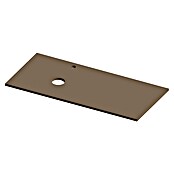 Encimera para lavabo Mineral izquierda (L x An x Al: 46 x 101 x 1,5 cm, Cacao) | BAUHAUS