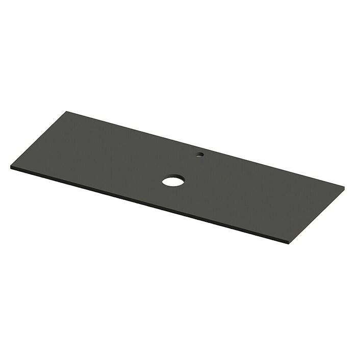 Encimera para lavabo Mineral centro (L x An x Al: 46 x 121 x 1,5 cm, Antracita) | BAUHAUS