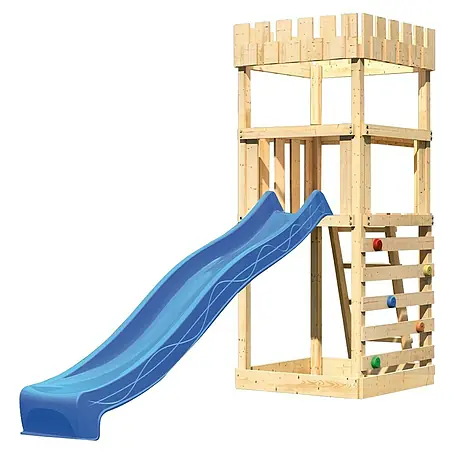 Karibu  Kinderspielturm Ritterburg Löwenherz Set 17
