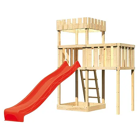 Karibu  Kinderspielturm Ritterburg Löwenherz Set 14