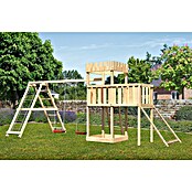 Karibu Kinderspielturm Ritterburg Löwenherz Set 44 (L x B x H: 264 x 522 x 259,5 cm, Natur) | BAUHAUS