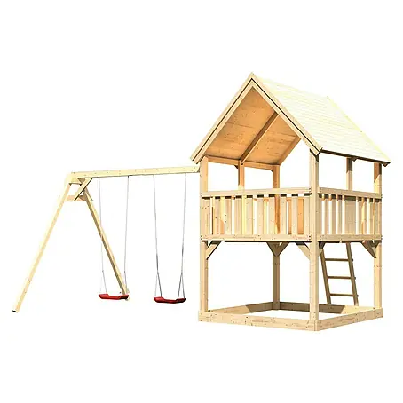 Karibu  Kinderspielturm Luis Set 4