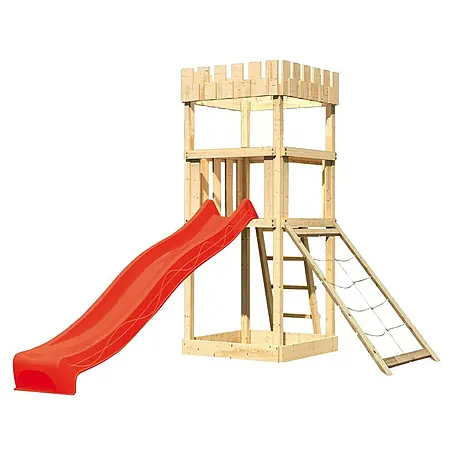 Karibu  Kinderspielturm Ritterburg Löwenherz Set 16